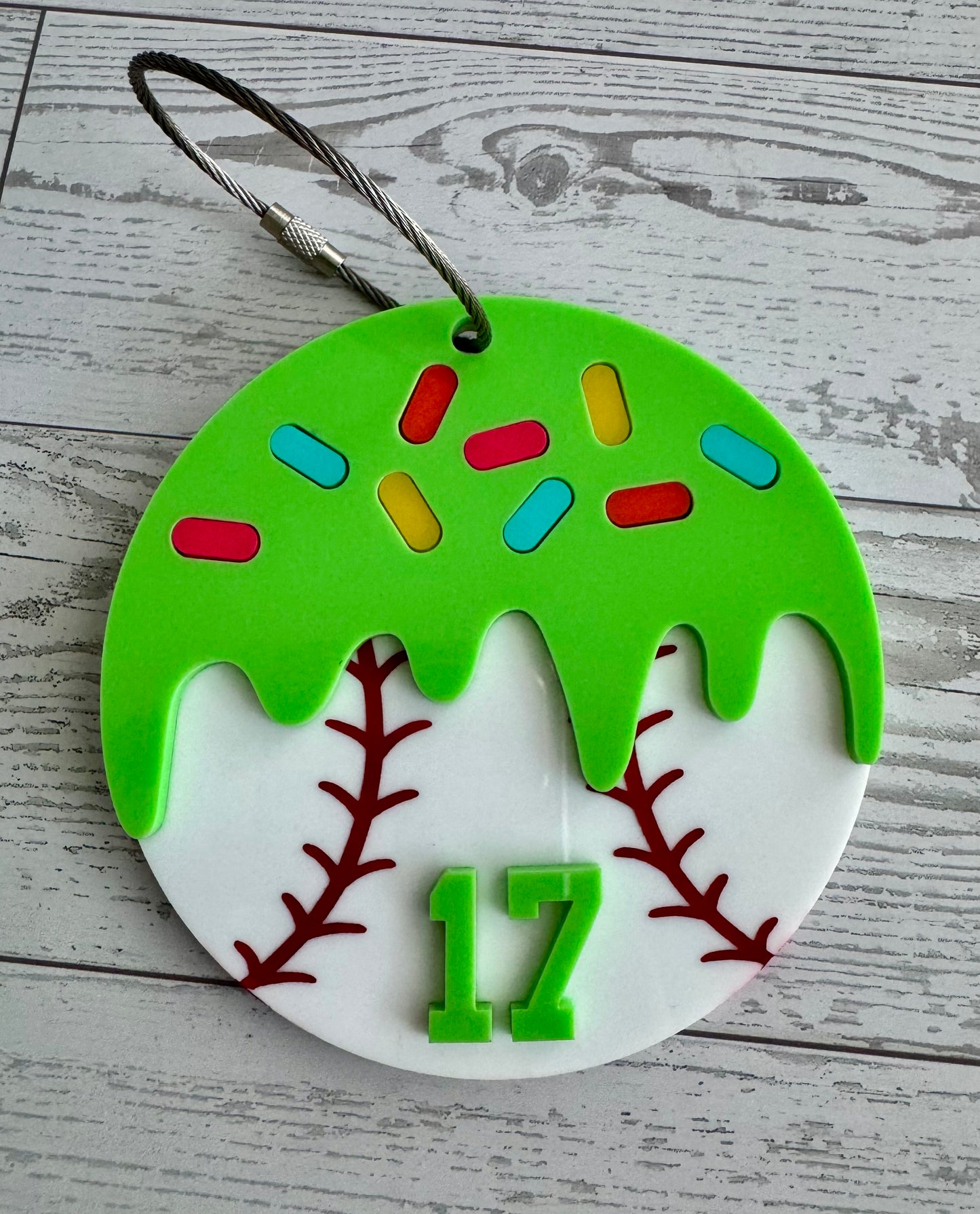 Baseball Drop Bag Tag
