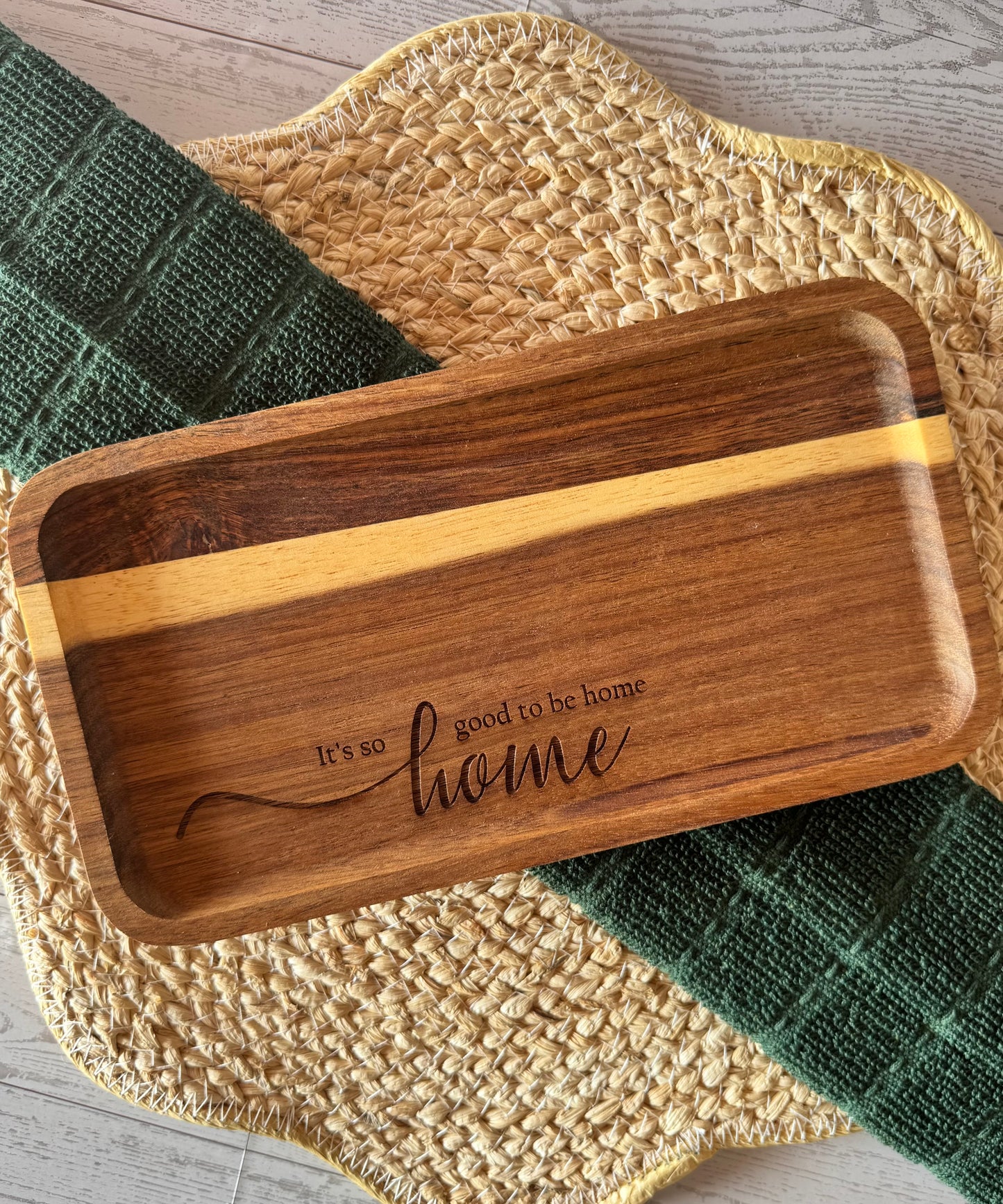 Wooden Valet Tray