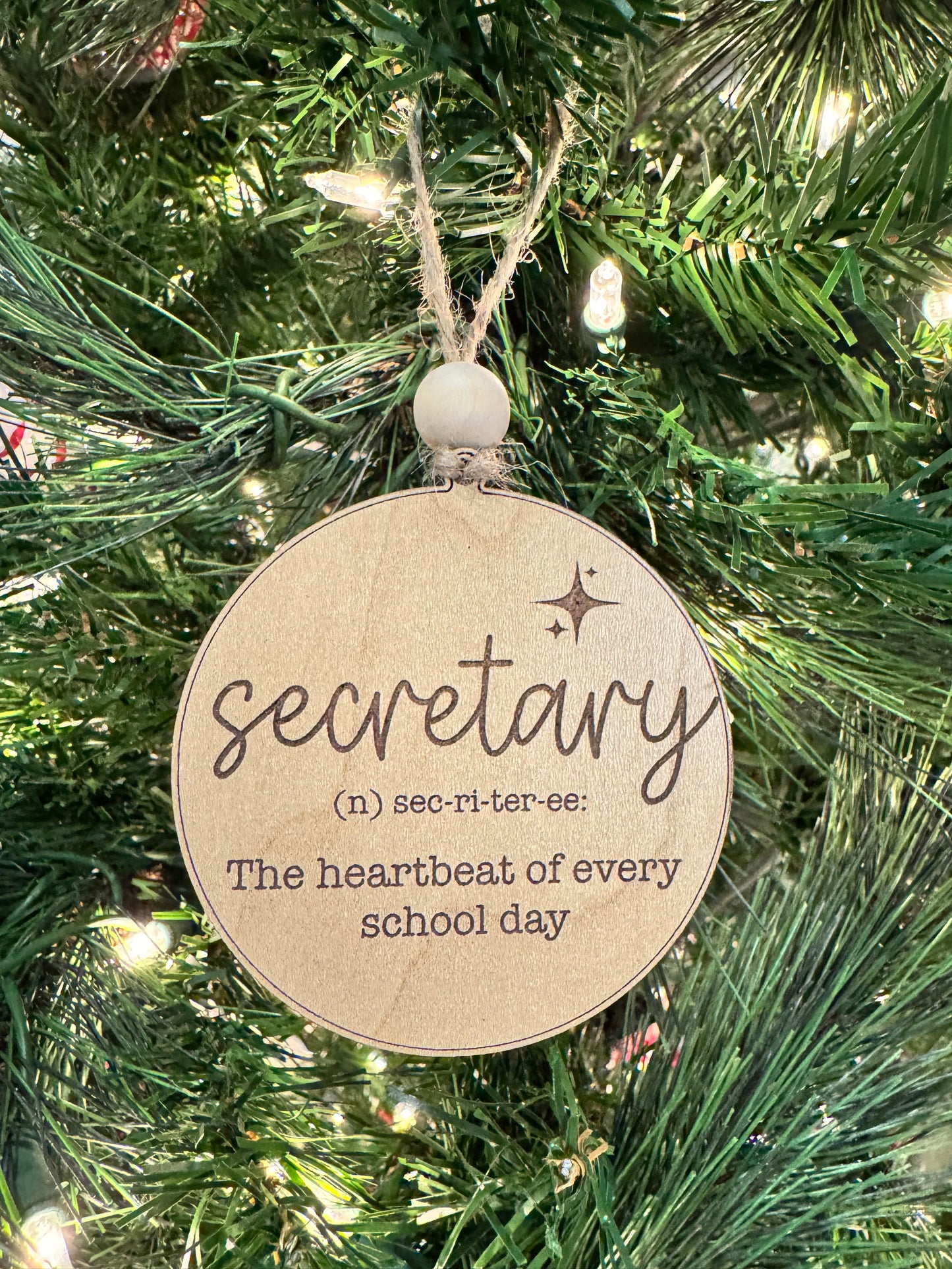 School Staff Ornaments