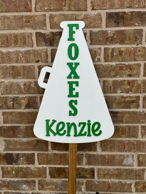 Wooden Yard Sign