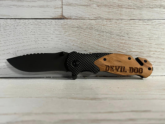 Engraved Knife